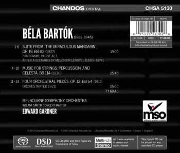 SACD Béla Bartók: Four Orchestral Pieces; Music for Strings, Percussion and Celesta; Suite from The Miraculous Mandarin