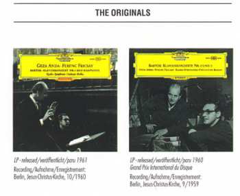 CD Ferenc Fricsay: Klavierkonzerte 1 - 3 = The Piano Concertos = Les Concertos Pour Piano