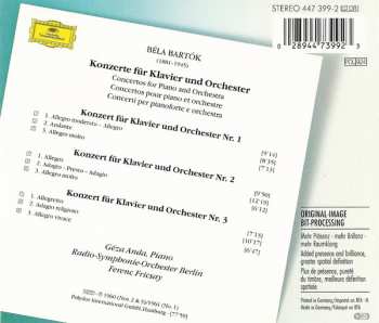 CD Ferenc Fricsay: Klavierkonzerte 1 - 3 = The Piano Concertos = Les Concertos Pour Piano
