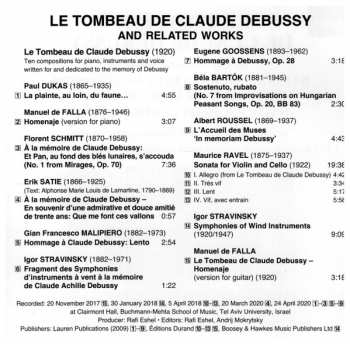 CD Erik Satie: Le Tombeau De Claude Debussy - Musical Tributes To Debussy by