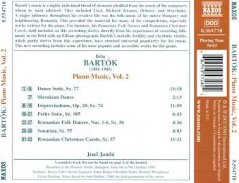 CD Béla Bartók: Piano Music, Vol. 2