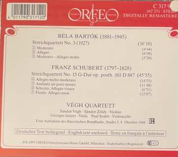 CD Franz Schubert: Streichquartett N°3 / Streichquartett D 887