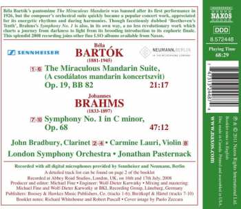 CD The London Symphony Orchestra: The Miraculous Mandarin Suite / Symphony No. 1