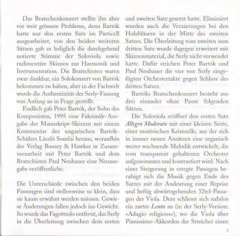 CD Paul Hindemith: Viola Concertos • «Verklärte Nacht»