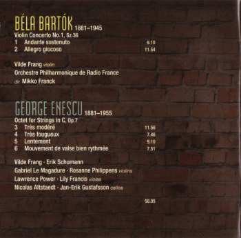 CD Béla Bartók: Violin Concerto No. 1 / Octet