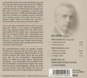 CD Béla Bartók: Violin Concertos Nos. 1 & 2