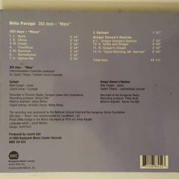 CD Béla Faragó: 353 Days - "Mass"