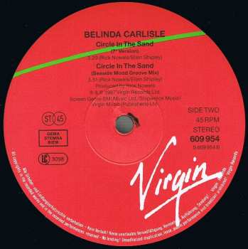 LP Belinda Carlisle: Circle In The Sand