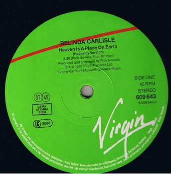 LP Belinda Carlisle: Heaven Is A Place On Earth
