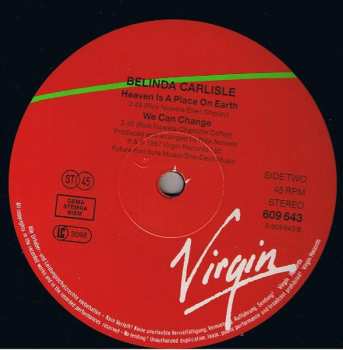 LP Belinda Carlisle: Heaven Is A Place On Earth