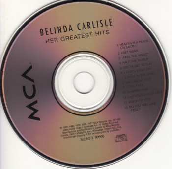 CD Belinda Carlisle: Her Greatest Hits