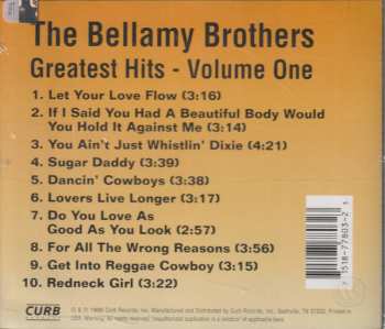 CD Bellamy Brothers: Greatest Hits - Volume One