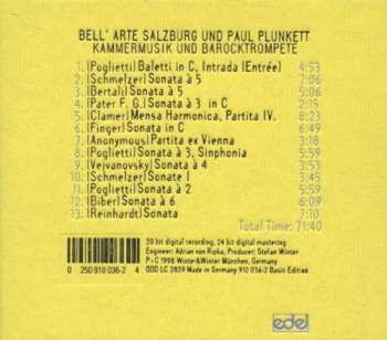 CD Bell'Arte Salzburg: Kammermusik Und Barocktrompete