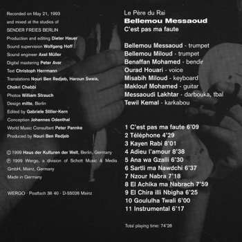 CD Bellemou Messaoud: C'est Pas Ma Faute