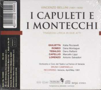 2CD Vincenzo Bellini: I Capuleti E I Montecchi DIGI