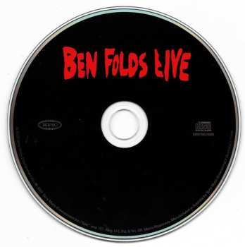 CD Ben Folds: Ben Folds Live