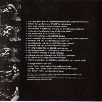 CD Ben Folds: Ben Folds Live