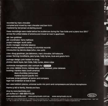 CD Ben Folds: Ben Folds Live