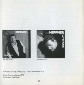 CD Ben Heppner: Dedication
