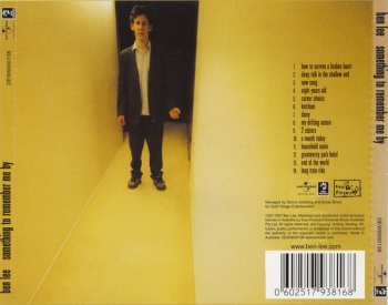CD Ben Lee: Something To Remember Me By