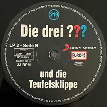 2LP Ben Nevis: Die Drei ??? 219 - Und Die Teufelsklippe