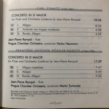 CD Jean-Pierre Rampal: Flute Concertos