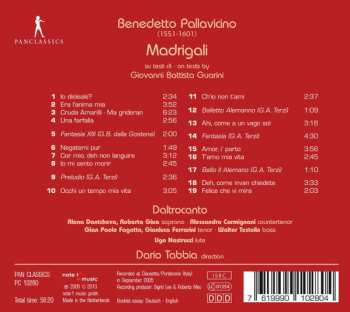 CD Benedeto Pallavicino: Madrigali Su Testi Del Guarini