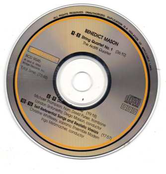 CD London Sinfonietta: String Quartet / Double Concerto / Self-Referential Songs And Realistic Virelais