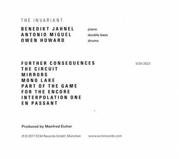 CD Benedikt Jahnel Trio: The Invariant