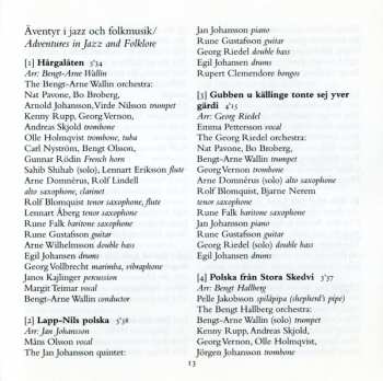 CD Bengt Hallberg: Äventyr I Jazz Och Folkmusik / Adventures In Jazz And Folklore