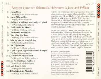 CD Bengt Hallberg: Äventyr I Jazz Och Folkmusik / Adventures In Jazz And Folklore