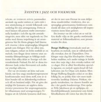 CD Bengt Hallberg: Äventyr I Jazz Och Folkmusik / Adventures In Jazz And Folklore