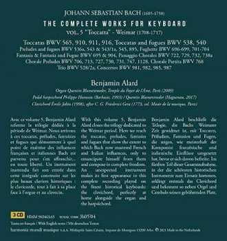 3CD/Doos Johann Sebastian Bach: The Complete Works For Keyboard 5: "Weimar 1708-1717" - Toccatas & Fugues