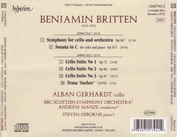 2CD Benjamin Britten: Cello Symphony, Cello Sonata & Cello Suites