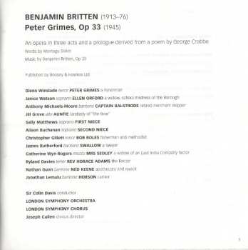 3CD The London Symphony Orchestra: Peter Grimes