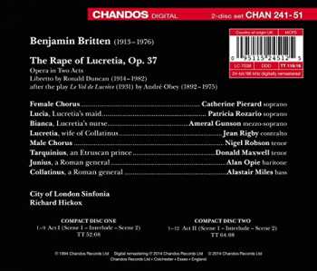 2CD Benjamin Britten: The Rape Of Lucretia