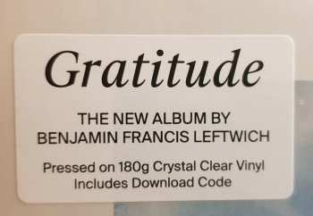 LP Benjamin Francis Leftwich: Gratitude LTD | CLR