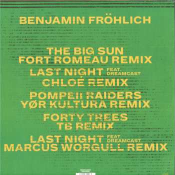 LP Benjamin Fröhlich: Amiata Remixes 2