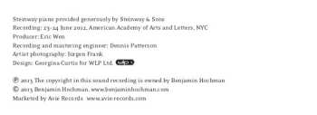 CD Benjamin Hochman: Homage To Schubert
