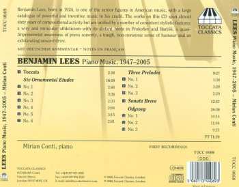 CD Benjamin Lees: Piano Music 1947-2005