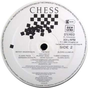 2LP Benny Andersson: Chess