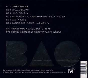 6CD/2DVD/Doos Benny Anderssons Orkester: BAO In Box
