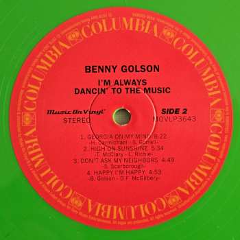 LP Benny Golson: I'm Always Dancin' To The Music CLR | LTD