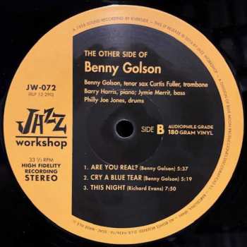 LP Benny Golson: The Other Side Of Benny Golson LTD