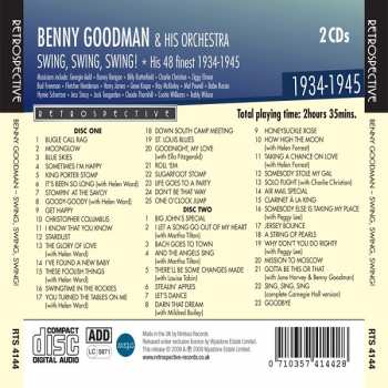 2CD Benny Goodman And His Orchestra: Swing, Swing, Swing! His 48 Finest 1934-1945.