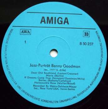 LP Benny Goodman: Porträt In Swing