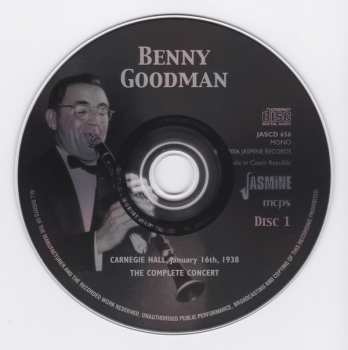 2CD Benny Goodman: Carnegie Hall, January 16th, 1938 - The Complete Concert