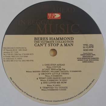 3LP Beres Hammond: Can't Stop A Man: The Ultimate Collection