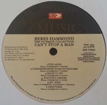 3LP Beres Hammond: Can't Stop A Man: The Ultimate Collection