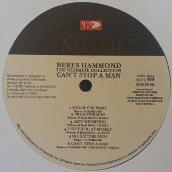 3LP Beres Hammond: Can't Stop A Man: The Ultimate Collection